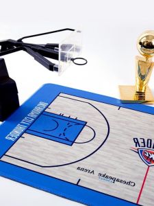 Miniature Simulation Basketball Court Model Home Court Decoration LeBron Kobe Action Figures Collectible Toys NBA Fans Supplies