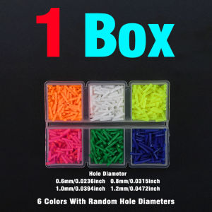 MNFT 6 Color Silicone Tubing Set for Carp Fishing Rigs | Ronnie Rig & Spinner Rig Line Protection Tubing with Storage Box
