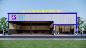 แบบบ้านโกดัง 1 ชั้น