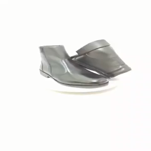 PACIDINI MM 3388 Formal Office Cow Leather Black Shine Executive Brogue Boot / But Hitam Lelaki