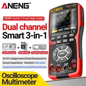ANENG | Máy Đo Dao Động Kỹ Thuật Số ANENG AOS04/AOS03/AOS02 10 MHz/50 MHz Đầu Ra Dạng Sóng 48/280MSa Tốc Độ Lấy Mẫu Đo Điện Áp DC/AC