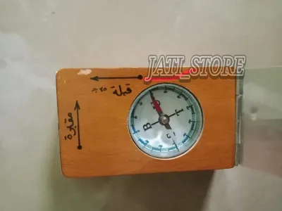 PADOM PADOMAN ARAH KIBLAT KOMPAS KAYU JATI MIZWALAH