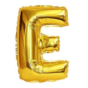 BALON FOIL HURUF 40cm / BALON ULANG TAHUN WARNA GOLD