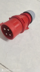 PCE ปลั๊กพาวเวอร์ตัวผู้ 4 ขา 32A-6h 3P+E 380-415V