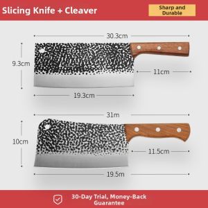 Forged Sharp Kitchen Knife Set