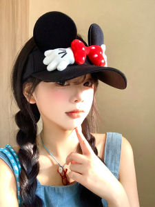 BAOYINFEI | Mickey Mouse Hands Bow Empty Top Sunscreen Hat