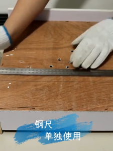 paket 2 pcs Penggaris Skala Stainless Sigitiga Pengaris Sudut Siku Pasekon waterpass siku tukang