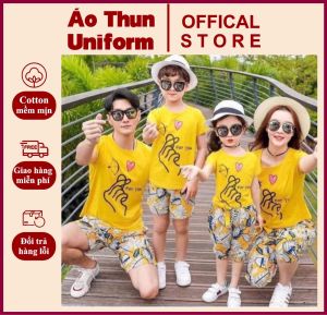 Áo Thun Bắn Tim- Vải Cotton Mềm Mịn Co Giãn-Đồng Phục Gia Đình Cty Hội Nhóm Mặc Đi Du Lịch Dạo Phố Cafe Cực Đẹp