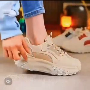 K pop fashion 5cm synthetic pu sneaker 潮流韩风皮革休闲鞋
