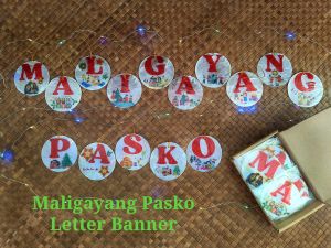 Capiz Shell letter banners
