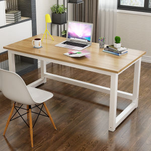 Simple Iron Reinforced Office Computer Table