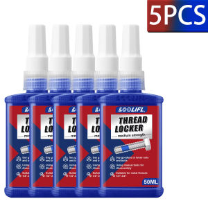 LOOLIFL | LOOLIFL Thread Locker Screw Adhesive Red High Strength & Blue Medium Strength Anaerobic Thread Sealant Prevent Loosening Bolt Fa