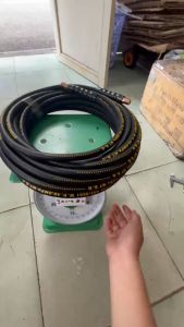 Dây rửa xe áp lực cao 15 Mét. Bố Kẽm bền bỉ. Ren ngoài 16mm. Dây theo máy rửa xe Stellato. BH 6T