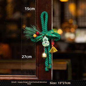 AIXIAOXIQING | Festival Atmosphere Aromatic Mugwort Door Handle Decoration