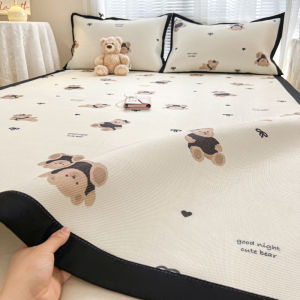 susan | Cartoon Cute Ice Silk Bedding Three-Piece Set