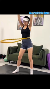 [DOL]Vòng dây lắc eo hula hoop bản nâng cấp lõi lò xo tập giảm mỡ bụng tập cơ hông kegel tập yoga tập gym đa năng