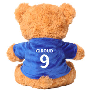 ของเล่นตุ๊กตาหมีถ้วยนักเตะทีมชาติฝรั่งเศสที่แท้ มูบัปเป้ ของเล่นตุ๊กตาตัวละครการ์ตูนสำหรับแฟนฟุตบอล