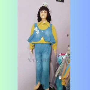 SETELAN JEANS 3 IN 1 ANAK PEREMPUAN ROMPI TERPISAH ANAK PEREMPUAN TERBARU 2024 IMPORT KOREAN STYLE MODEL LUCU ( BELI SETELAN FREE 1 PCS BANDO VIRAL MODEL ACAK )-SETELAN JINS ROMPI MOTIF BUNGA ANAK CEWEK USIA 3-10 TAHUN