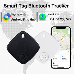 IOS Android Smart Tag GPS Tracker Global Locator Bluetooth Anti-Lost Device for iPhone Find My Google Luggage Pet Car Key Finder