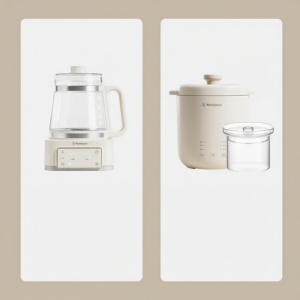 「China Plug」Westinghouse | Multi-Function Glass Tea Kettle for Home and Office