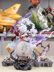 Wink Original National Lightning Grip Five Levels Nika Road Fly Anime Figurine Statue Model Collectible Static One Piece