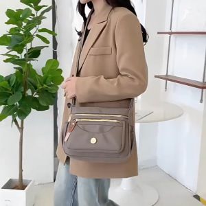 MDSK Shoulder Bag Handbag Woman Nylon Sling Bag Women Korean Style Beg Tangan Wanita Murah Cloth Bag Beg Silang Women Casual Handbag