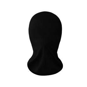 Men Black Full Face Head Cover Hat Cs Balaclava Cap Man Ice Silk See-through Halloween Mask Sun Protection