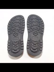 Sol Outsole untuk Sandal Casual Slip On Selop Pria Size 39 sd 43 - TPR Hitam Mentos