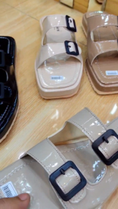 LODIEN Sandal Selop Wanita Tali Strap Dua Terbaru / Sandal Slop Wanita Korean Style Fashion Casual