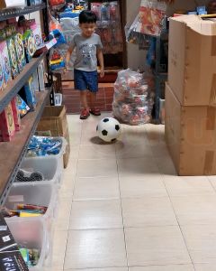 ลูกบอล บอลชายหาด (ฟุตบอล ลายบอลขาว-ดำ และ สี ขนาดØ9)