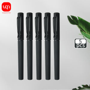 WQN-2/5/10PCS Simple Black Gel Pens Smooth Writing Comfortable to Hold Signature Pens for School and Office Supplies