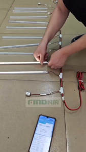 DIY Smart Stair Lighting System with 3-in-1 Controller Power Step Flow and App Smart Control for Easy Installation and Zero Errors