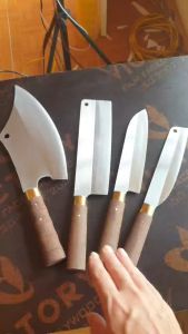bộ dao 4 món ( long dao) làm từ thép trắng nhật không rỉ sét giá tại xưởng