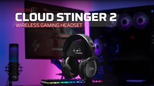 HyperX Cloud Stinger 2 Wireless – USB Wireless Gaming Headset for PC Spatial Audio