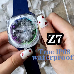 Wiselion Smartwatch Z7 ULTRA 2025 - Jam Tangan Pria dan Wanita dengan Layar 1.52” HD Tahan Air IP68 Pemantauan Detak Jantung Tekanan Darah Fitur Panggilan Bluetooth Mode Olahraga dan Kontrol Musik. Smart Watch untuk Gaya Hidup Aktif.