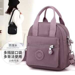 กระเป๋าผ้าอ็อกซ์ฟอร์ดแบบสะพายไหล่ข้างเดียวขนาดเล็กสำหรับฤดูร้อนปี 2024 กระเป๋าถือผู้หญิงแบบเรียบง่าย กระเป๋าสะพายข้างแบบพกพาเบาๆ กระเป๋าถือผ้าแคนวาส