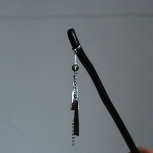 Elegant Black Butterfly Shell Hairpin New Chinese Style High Fashion Cold Tone Qipao Matching Hair Accessories Hairpins