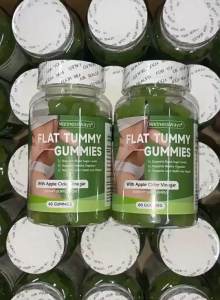 halal Flat Tummy Gummies（Apple Cider Vinegar Gummies） Benefits Healthy Digestion、Weight Management、Natural Cleanse Detox 清真平腹软糖（苹果醋软糖）有益于健康消化、体重管理、自然排毒