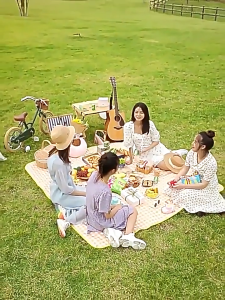 mixshop Portable & Foldable Picnic Mat for Camping Beach Outdoor Use