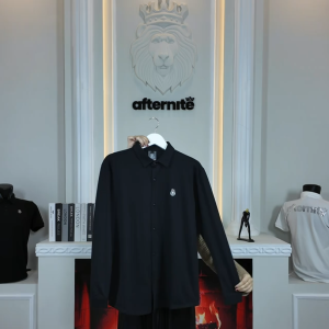 AFTERNITE - Polo Shirt Kemeja Atasan Berkerah Premium Pria Distro Dewasa Bahan Katun Anti Bakteri