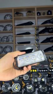 LAMPU TEMBAK / SOROT SQL CREE ANGEL EYE LAMPU TEMBAL MODEL SQL 4 MATA LAMPU SOROT 4 EYE WATERPROFF BODY BESI VOLTAGE DC 12-80 V HIGHT LOW PUTIH KUNING / LED LASER GUN PLUS SENJA BIRU LAMPU GABUNGAN LAMPU TEMBAK MINI PICK UP TRUCK MOTOR BEAT VARIO GENIO