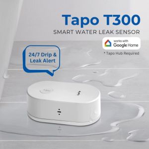 TP-Link Official Store Store | Tapo T300 | IP67 Waterproof Smart Water Leak Sensor Flexible Placement Drip & Leak Alert (Tapo Hub Required)