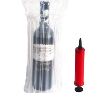 Thicke Package Wine Bottle Protector Bubble Bag Air Column Buffer Thick Bubble Bag Roll Film Protection Inflatable Packaging Bag