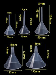 Thùng Rót Nhựa Lớn Dùng Cho Thí Nghiệm Hóa Học Thùng Rót Tam Giác Dùng Tại Nhà PP 60mm 90 75120 150mm Thùng Rót Thực Phẩm