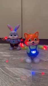 TẶNG PIN Đồ chơi Lồng đèn trung thu CÁO NICK VÀ THỎ JUDY NHẢY MÚA pin nhạc đèn quà tặng trung thu cho bé Shop đồ chơi trẻ em Kim Long