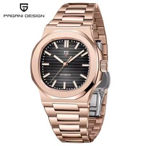 Pagani Design | PAGANI DESIGN Sporty Elegance Luxury Mechanical Watch AR Sapphire Luminous ST16 Movt Man Watch 316L Stainless Steel Men Watch