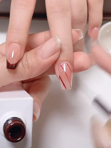 Gaoy 12 ML French leveling Gel Nail Polish Lining Nail Art Manicure Predicure Nail Decoration 戈雅法式流平拉线甲油胶显白法式美甲