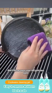 Gel Pembersih Dasar Panci/pembersih Dasar Panci Tutup Lancip/artefak Pembersih Dapur Panci Stainless Steel/gel Pembersih Kerak Hitam Dasar Panci Rumah Tangga/Heavy Duty Cleaner Black Stain Remover Cleaner Scorch Cleaning Black Stain Cleaner HM