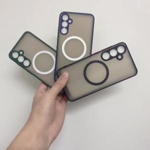 Fashion Magnetic Suction Phone Case for Xiaomi PocoX6Pro PocoX6 PocoX5 PocoF6 PocoF6Pro Hard Case Full Package Shock Soft Edge