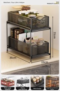 Weichen | Kitchen Organizer Storage Rack